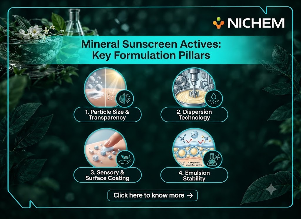 mineral sunscreen active ingredient formulation